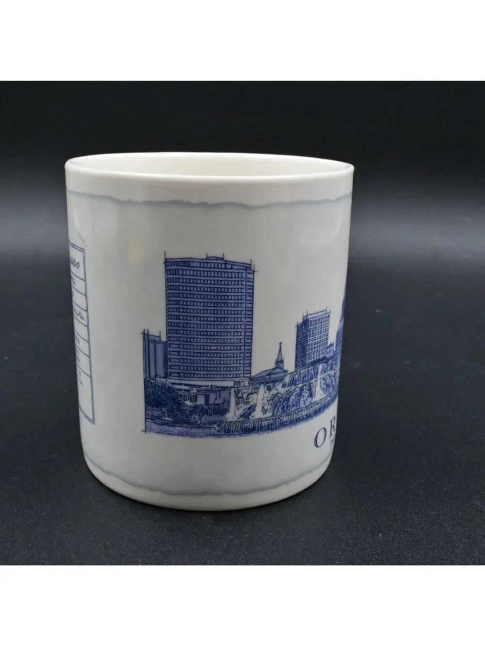 Starbucks Orlando The City Beautiful Coffee Mug 2007 Skyline Architecture 18 oz